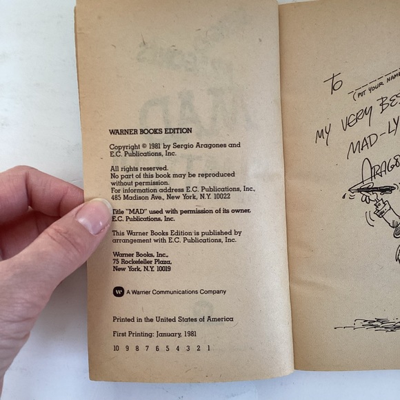 🛍️$5 Add-on🛍️ 1981 MAD as a Hatter! Comic book - Picture 3 of 5